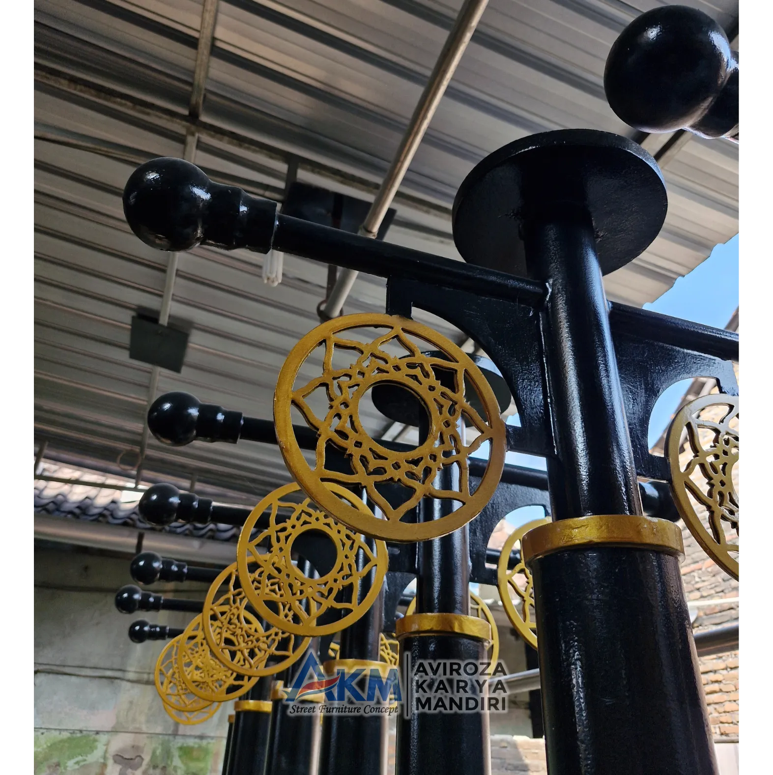 galeri Tiang Lampu Taman & Lampu Pedestrian