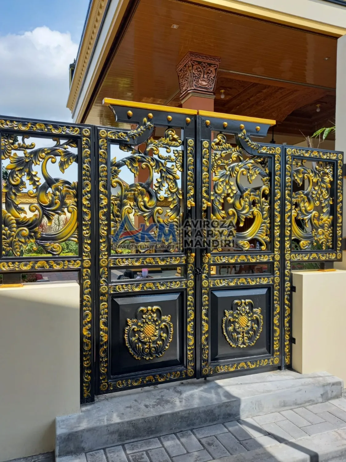 galeri Pagar Ornamen Pagar Besi Tempa